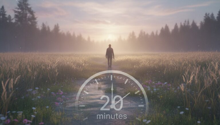 is walking 20 minutes a day enough